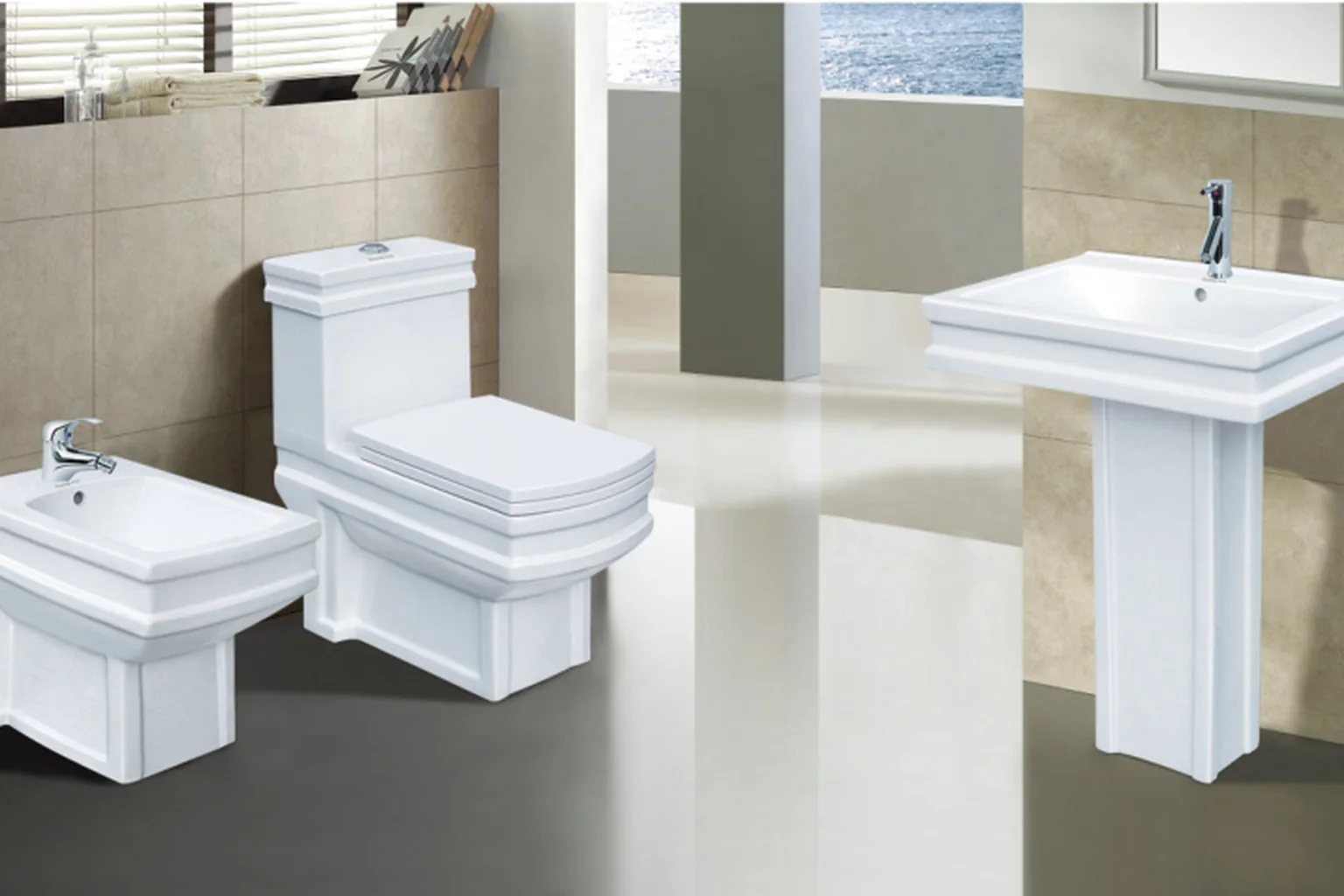 Contemporary sanitaryware model collection