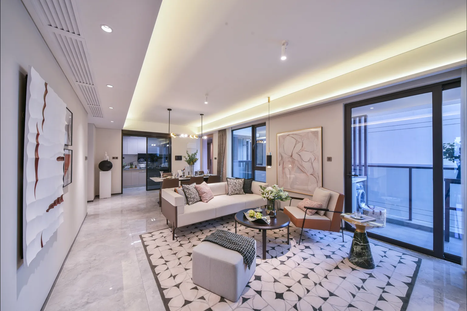 Completed Bristol residence interior with coordinated joinery glazing flooring and finishes